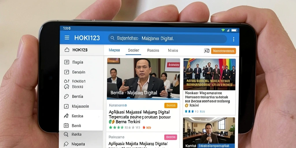 Antarmuka HOKI123 yang ramah pengguna dan informatif.
