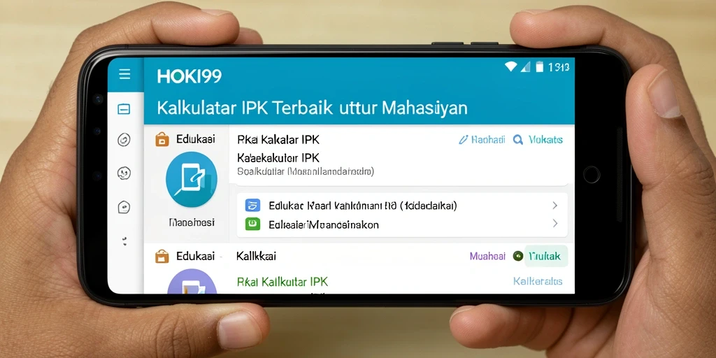 Tampilan antarmuka HOKI99 untuk Kalkulator IPK yang user-friendly.