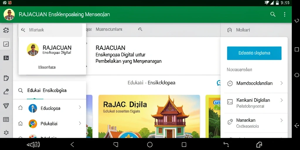 Tampilan antarmuka RAJACUAN yang modern dan informatif.
